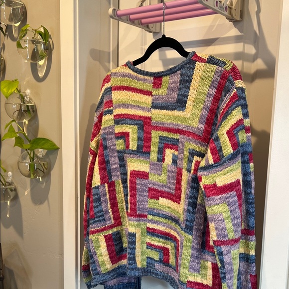 Talbots Multicolor Striped Zip up - Picture 4 of 4